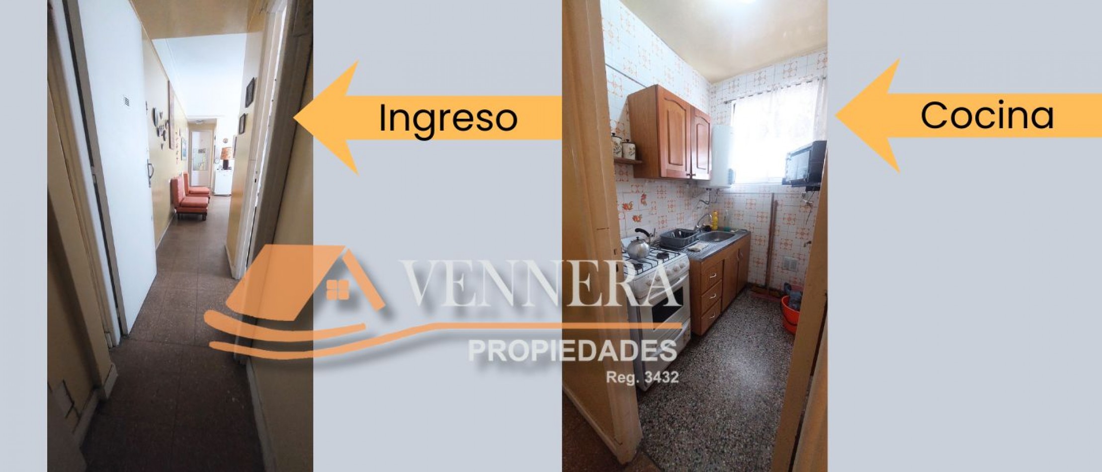 Departamento dos ambientes centro