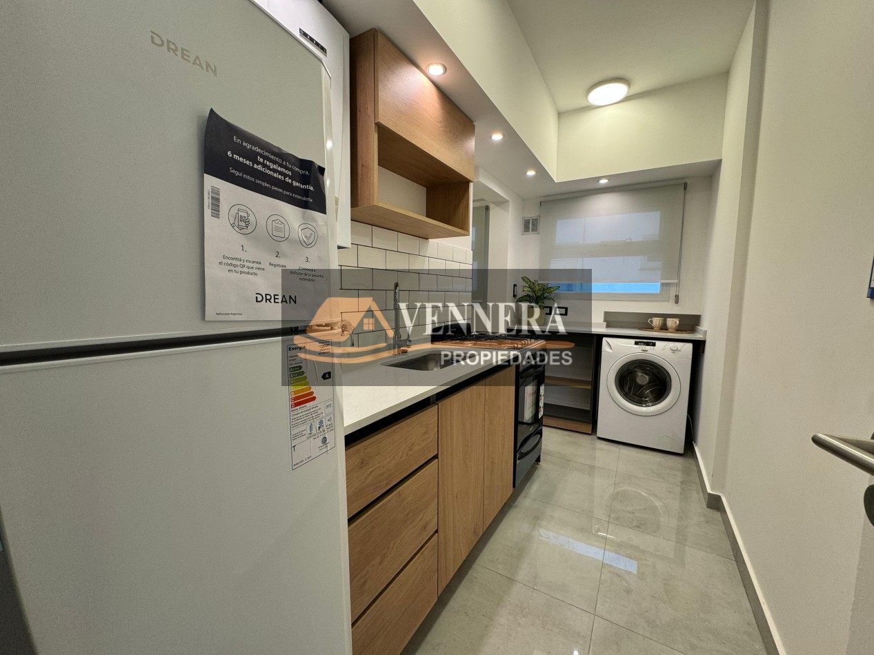 Departamento 2 ambientes con dependencia 